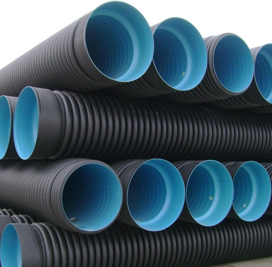 HDPE Double Wall Corrugated Pipe PE Drainage Pipe